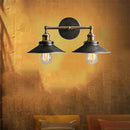 Axyaa Industrial Wall Lamp E27 Metal Sconce for Bedroom Living Room