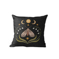 Nordic Cushion Cover 18x18 Black Double Side Printed Pillow Cover for Living Room Sofa by Axyaa