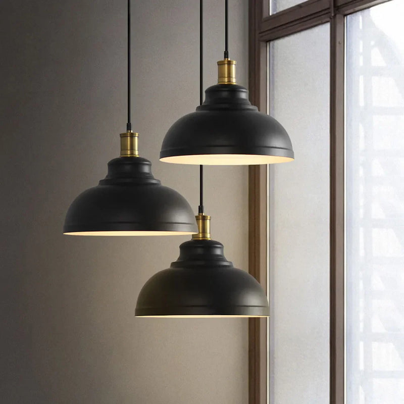 Axyaa Retro Industrial Pendant Light for Modern Home Kitchen Island Decor