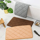 Memory Foam Bath Mat by Axyaa | Super Absorbent Bathroom Rug | Soft & Quick Dry