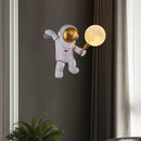Moon Astronaut Desk Lamp by Axyaa: Creative 3D Moon Design for Children's Room & Bedroom