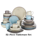 Axyaa Navia-LH Stoneware Ceramic Dinnerware Set - Dinner, Dessert Plate, Bowl, Mug