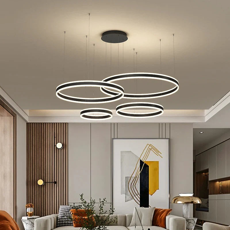 Modern Nordic Chandelier for Home Kitchen Dining Table Light Fixture by Axyaa