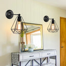 Axyaa Industrial Wall Sconce Light Retro E27 Lamp for Indoor Lighting