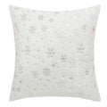 Axyaa Snowflake Flocked Cushion Cover 40x40 50x50