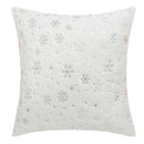 Axyaa Snowflake Flocked Cushion Cover 40x40 50x50