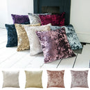 Axyaa Crushed Velvet Cushion Cover 45x45cm for Living Room Sofa Decor