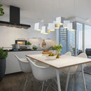 Axyaa Magic Cube LED Pendant Light for Dining Room Living Room - Samsarah Lighting