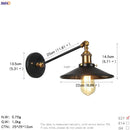 Axyaa Vintage Industrial Wall Light Sconce LED Bedroom Stair Loft Up Down
