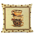 Axyaa Coffee Beans Cushion Cover - 45x45CM