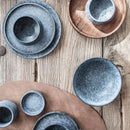 Axya Stoneware Gray Dinnerware Set for Restaurants - Plate, Bowl, Tableware