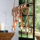 Bamboo Pendant Lights by Axyaa - Unique Loft Lighting for Kitchen and Bar Decor