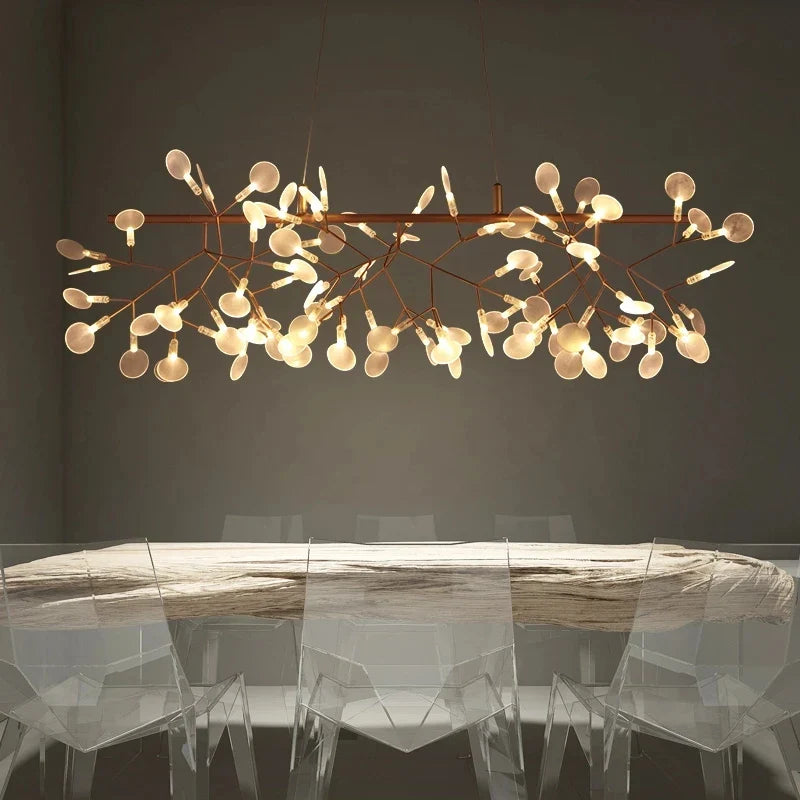 Axyaa Modern Dandelion Chandelier Tree Branch Acrylic Light for Stylish Home Decor