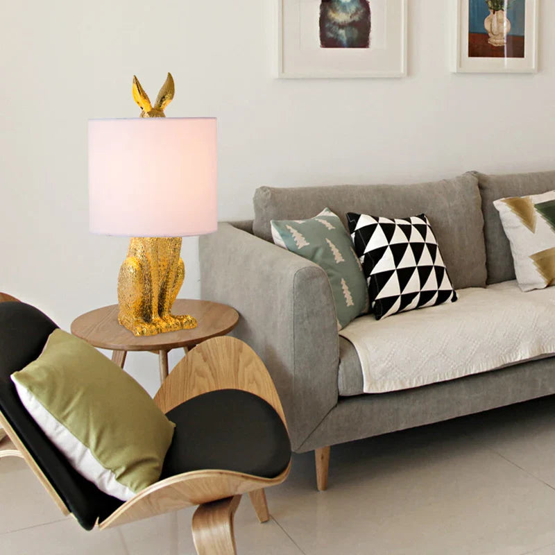 Axyaa Modern Rabbit Table Lamp for Home Decor