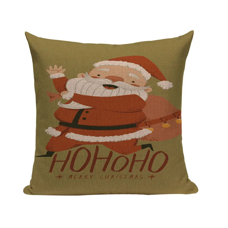 Axyaa Christmas Birthday Cushion Cover 45X45cm - Bedroom Sofa Decor Cojines