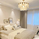 Axyaa Glass Chandelier - Luxury Europe Style Luminaires for Living Room, Dining Room, Bedroom