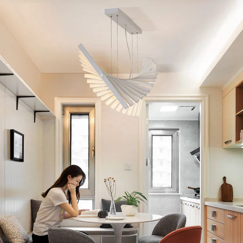 LED Chandelier Nordic Loft Hanging Light by Axyaa for Living Room, Restaurant, Bar & Home