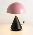 Axyaa Modern Pink Metal Table Lamp - Unique Reading Light for Young Homeowners