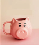 Axyaa 550ml Pig Cartoon Coffee Mug with Spoon in Gift Box