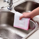 Axyaa Microfiber Scouring Pad Dish Cleaning Cloth Set of 10