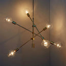 Axyaa Long Pole Pendant Light: Modern Nordic Design, E27 LED Bulb Included