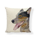 Axyaa Dog Breed Printed Pillow Cover 45X45cm