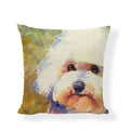Axyaa Dog Breed Printed Pillow Cover 45X45cm