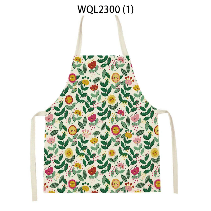 Axyaa Nordic Clouds Apron for Home Cooking & Baking