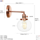 Axyaa White Ceramic LED Wall Sconce Switch Nordic Modern Wall Lamp