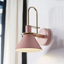 Axya Horn LED Wall Lamp: Nordic Colorful Iron Sconce for Home Decor