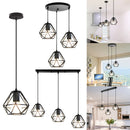 Axyaa Industrial Vintage Cage Pendant Light Chandelier