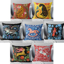 Linen Animal Pillow Cover for Sofa - Axyaa Home Decor