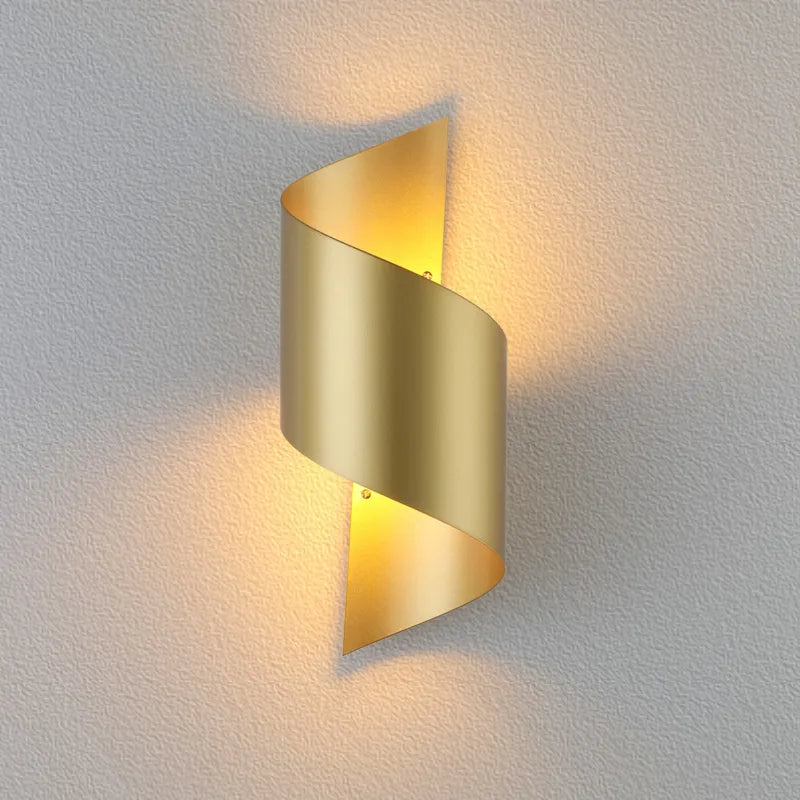 Axyaa Nordic LED Wall Lights for Bedroom and Stairs, Modern Indoor E27 Luxury Lighting 110-240V