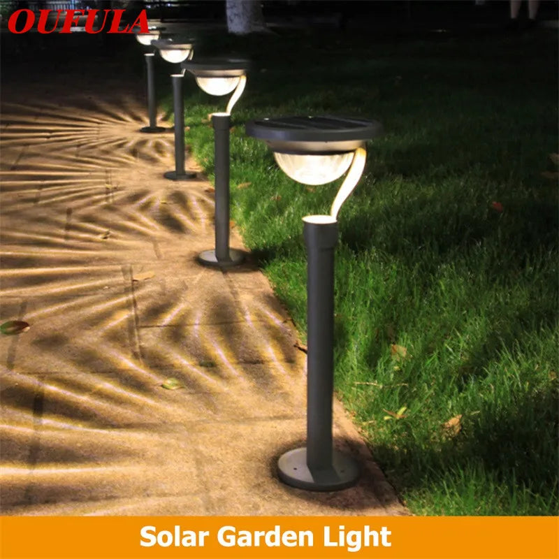 Axyaa Solar Lawn Light: Waterproof LED Landscape for Home Garden & Villa
