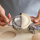 Axyaa Stainless Steel Jiaozi Maker & Dough Presser for Kitchen Cooking