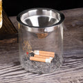 Axyaa Stainless Steel Ashtray for Home and Office Décor