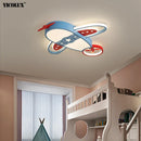Axya LED Chandelier: Modern Airplane Pattern Kid's Room Pendant Lighting