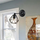 Axyaa Vintage Iron Cage Wall Sconce for Bedside Aisle Pub