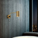 Axya Nordic Copper Long Arm Wall Lamp - Luxury Bedroom & Living Room Light