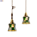 Axyaa Glass LED Pendant Lights 4W Dinning Living Room Japanese Vintage Hanging Light