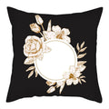 Axyaa Spring Flower Plant Decor Cushion Cover for Home Sofa