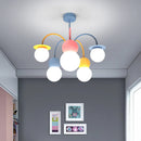 Axyaa Nordic Kids Cartoon Chandelier LED Pendant Light, AC 220V