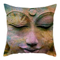 Buddha Pattern Throw Pillow Cover by Axyaa for Home, Car, Sofa Décor