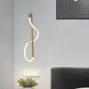Axyaa Postmodern Nordic LED Strip Pendant Lights for Office and Home