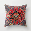 Axyaa Ethnic Style Short Plush Pillow Cover - Chinese Printing Sofa Cushion Cover