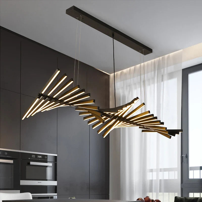 LED Chandelier Nordic Loft Hanging Light by Axyaa for Living Room, Restaurant, Bar & Home