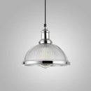 Axyaa Glass Shade Pendant Light: Vintage Loft Design, LED Bulb, Ideal for Dining Room & Office