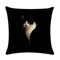 Axyaa Animal Printed Cotton Linen Pillow Cover for Home Sofa Decor 45X45CM