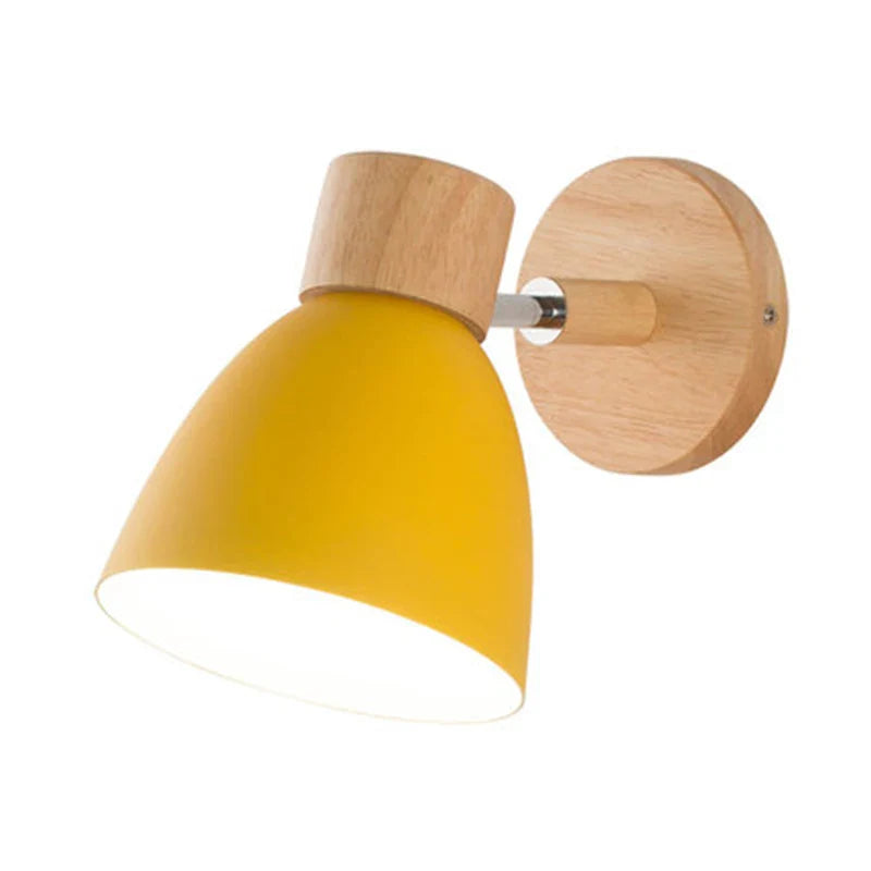 Nordic Macaroon Wall Sconce by Axyaa - Bedroom Reading Lamp - 6 Color Options