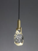 Axya Crystal Pendant Light: Bedroom & Bar Table Lamp